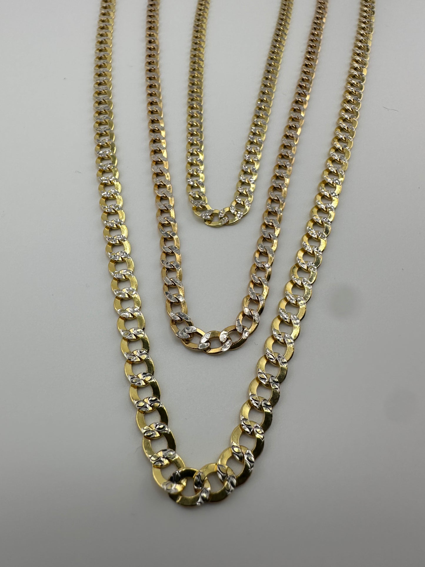 Cuban Link 14k Solid Gold Chain