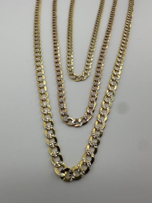 Cuban Link 14k Solid Gold Chain