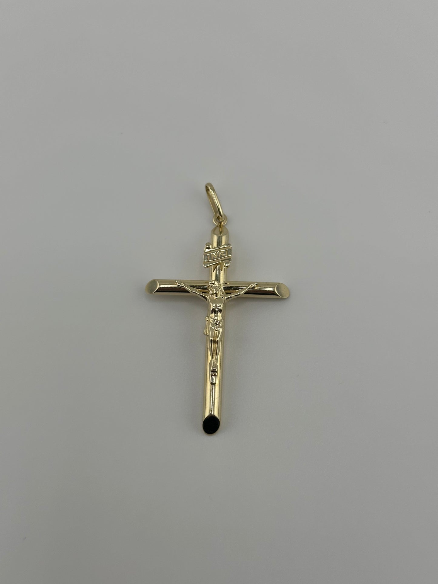 Jesus Cross 14k Gold Charm